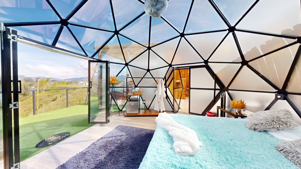 Stargazing luxury dome