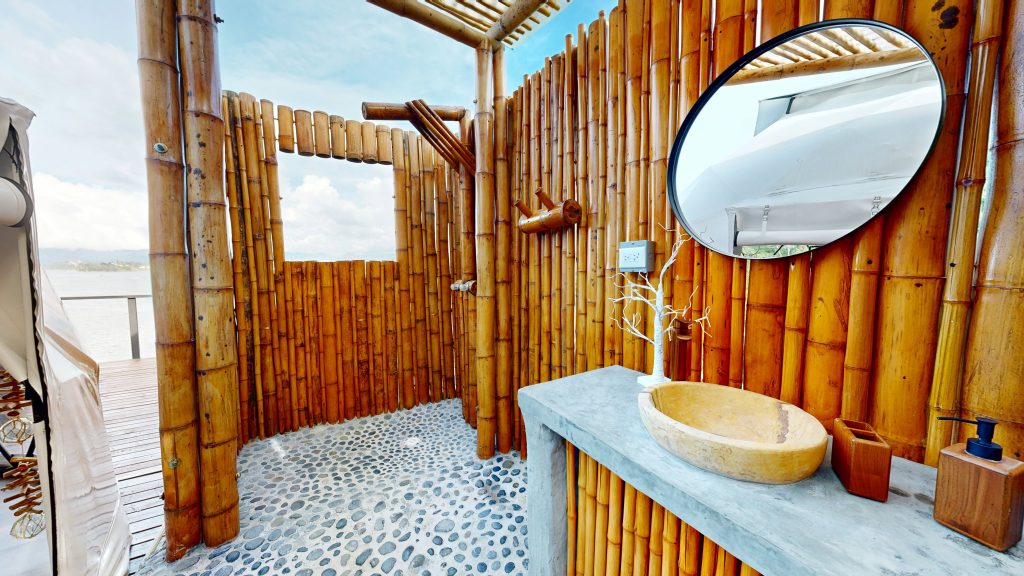 earth dome bathroom